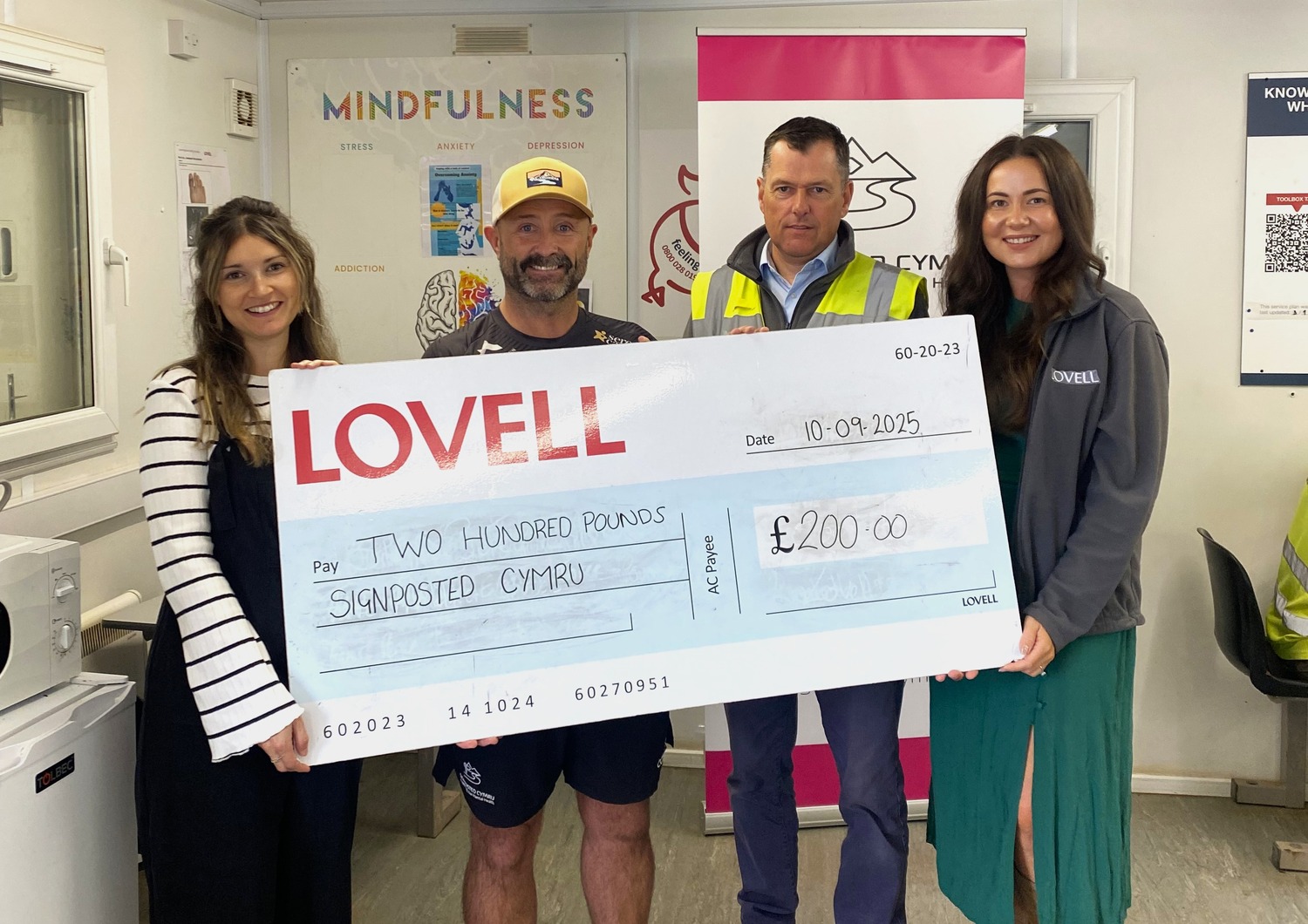 Lovell partners with Signposted Cymru to host wellbeing talk on World Suicide Prevention Day  