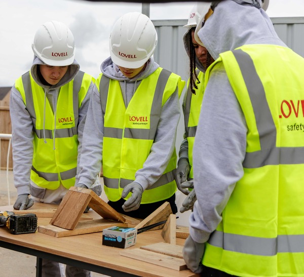 Lovell hosts inspiring work experience week for students to showcase careers in construction 