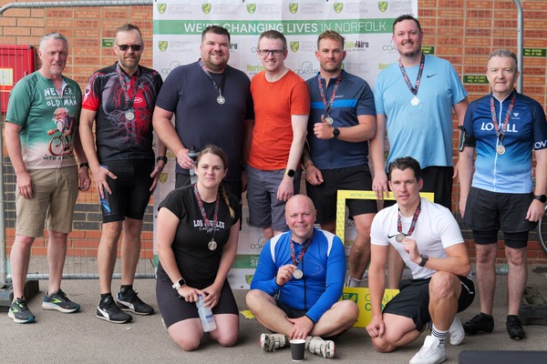 Lovell get on their bikes to raise £2,215 for the Community Sports Foundation