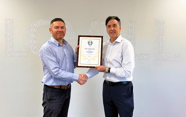 Lovell awarded for commitment to safety standards for 20th consecutive year 