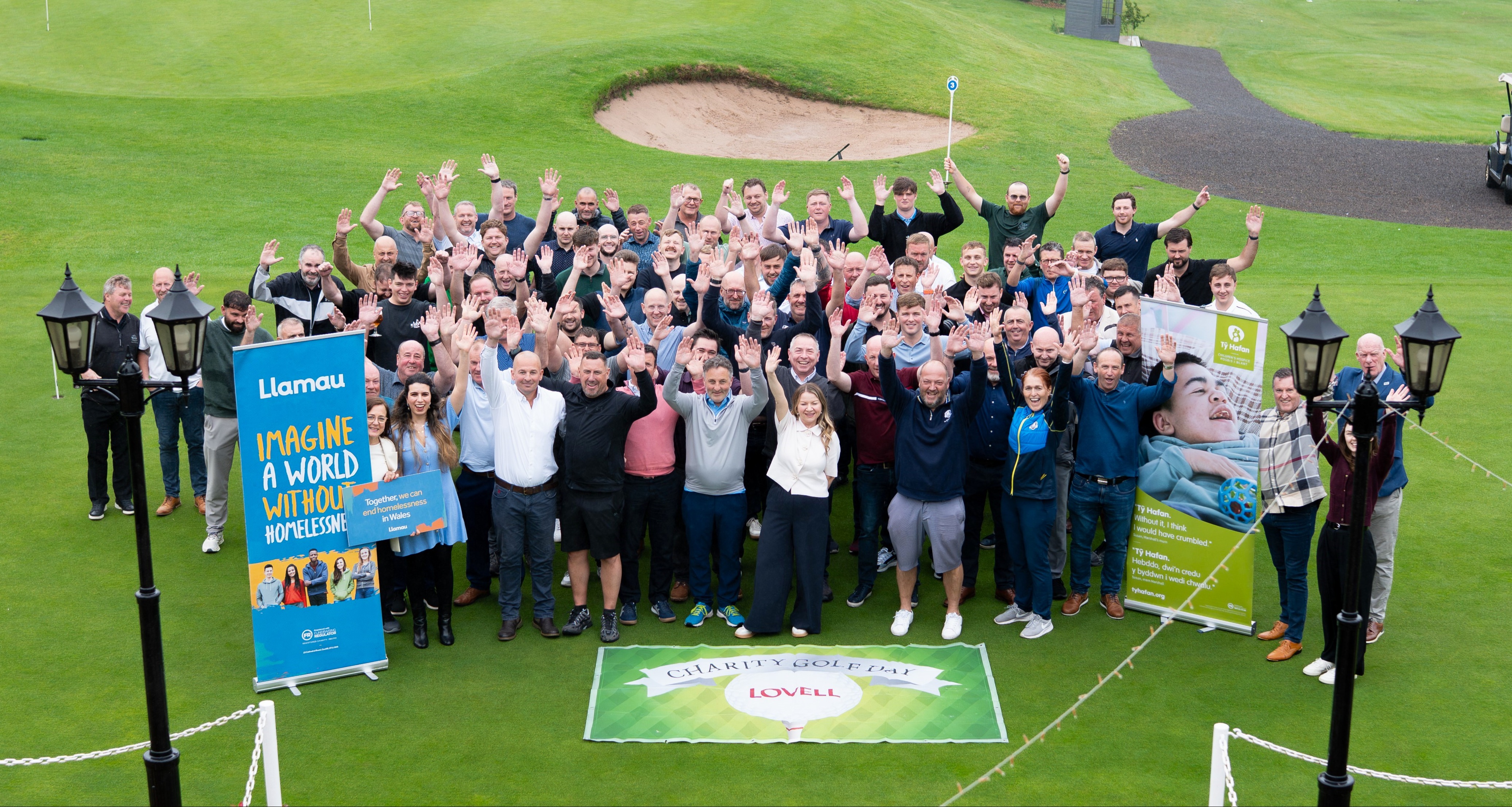 Lovell drives support by raising £15,000 at annual charity golf day
