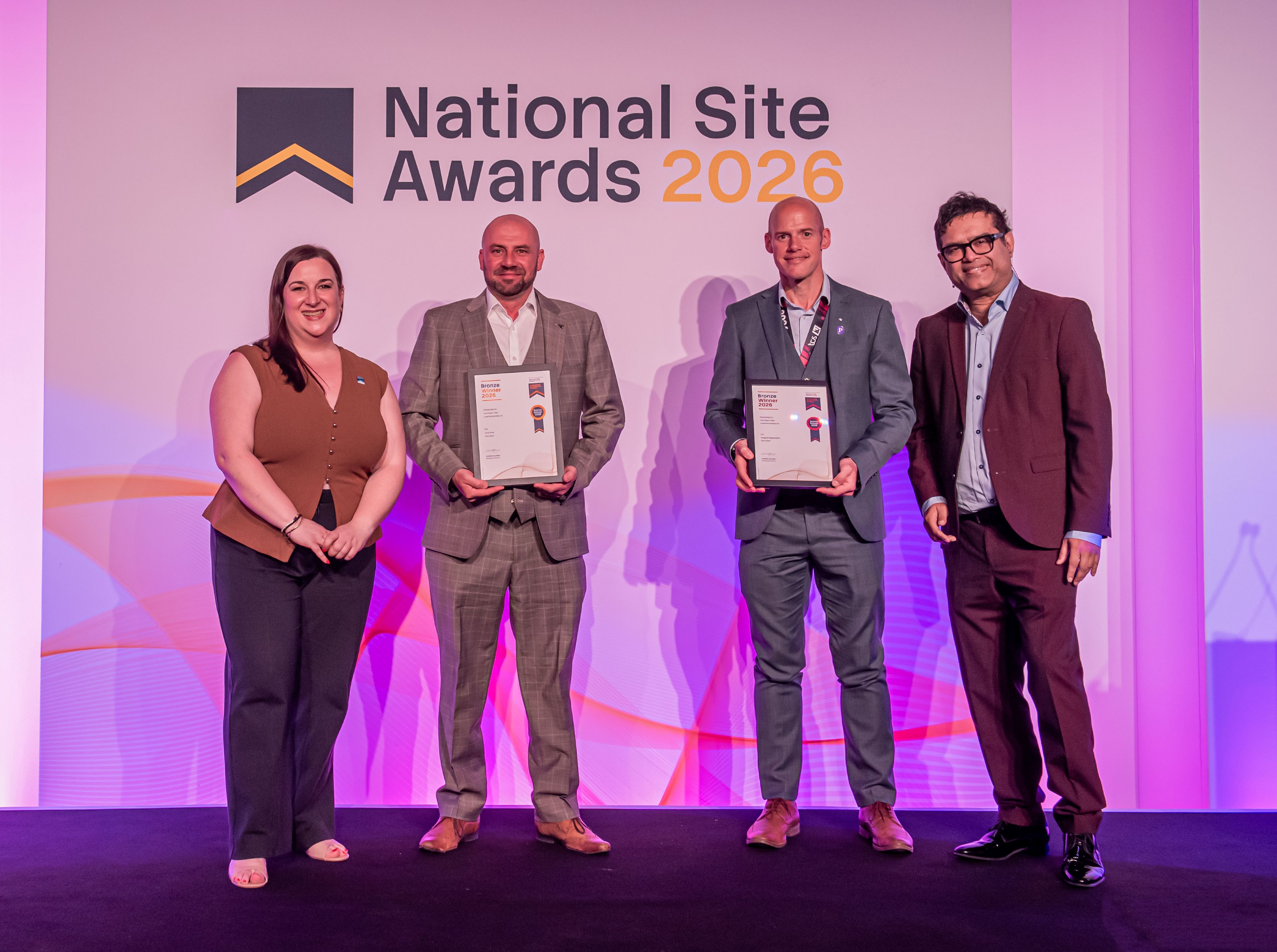 Lovell celebrates double Bronze success at Considerate Constructors Scheme Awards