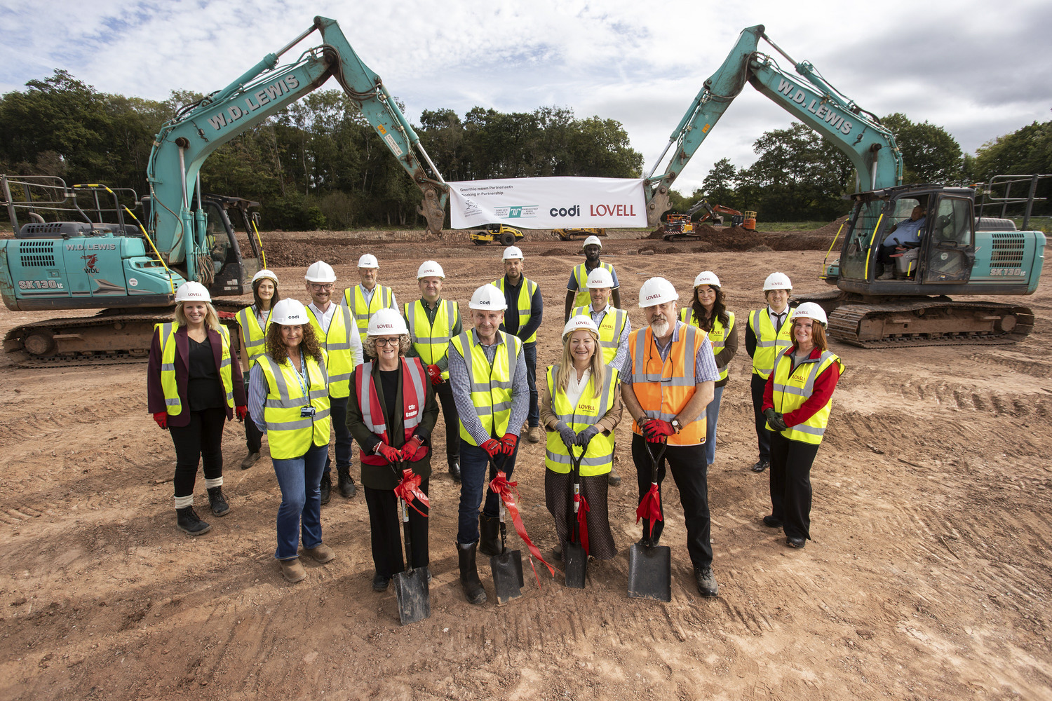 Work now underway on new 143 home development in Cwmbran